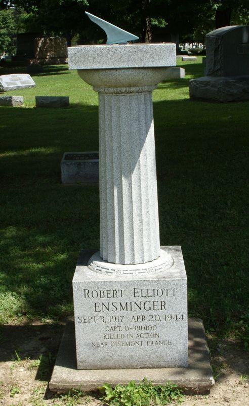 ENSMINGER Robert Elliott stele