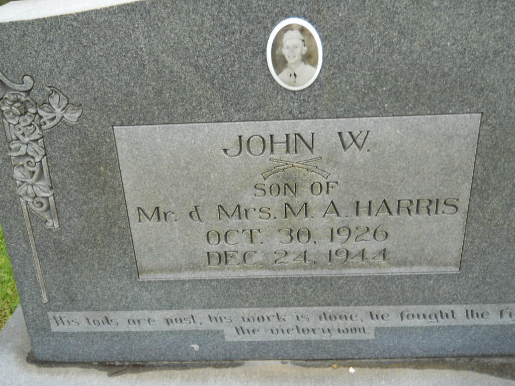 Harris John Weldon stele