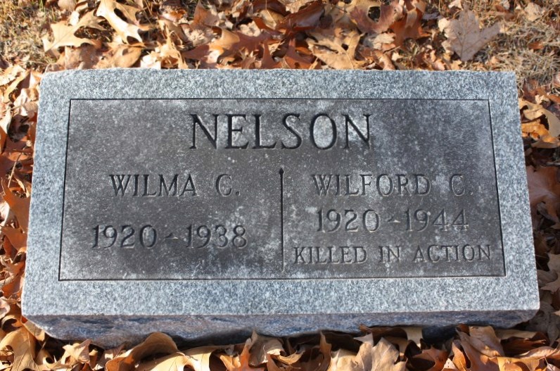NELSON Wilford C stele
