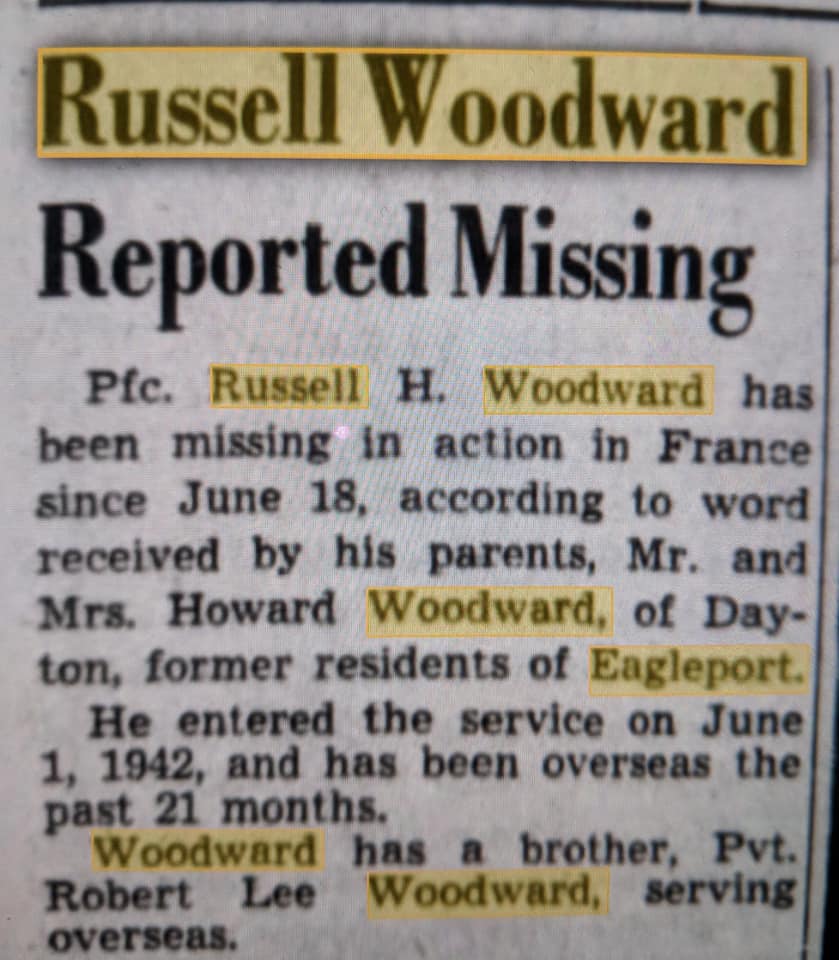 WOODWARD Russell H presse