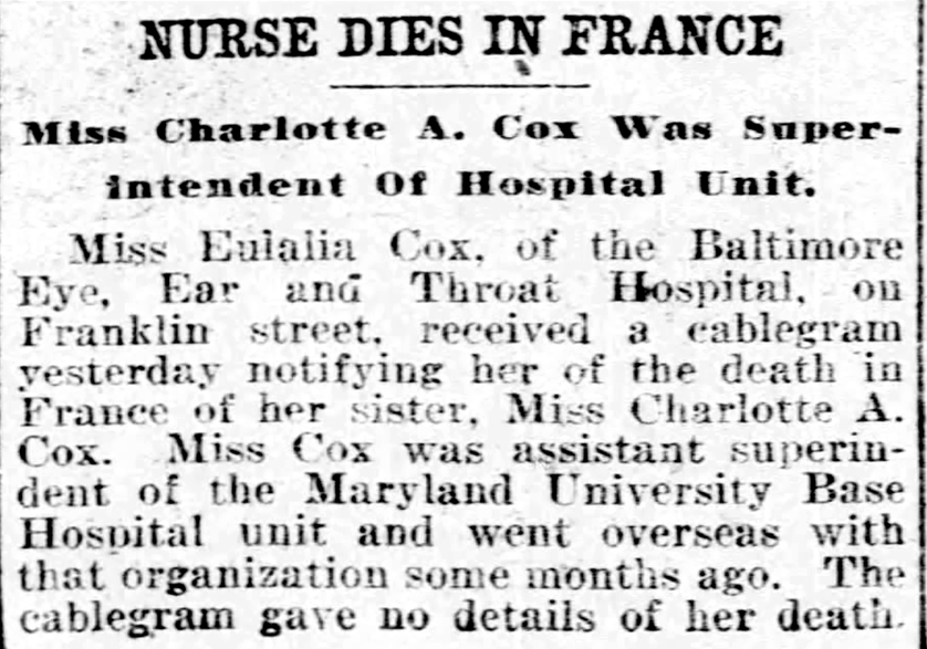 COX Charlotte A 