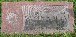 ALLEN Warren A - 112 ECB