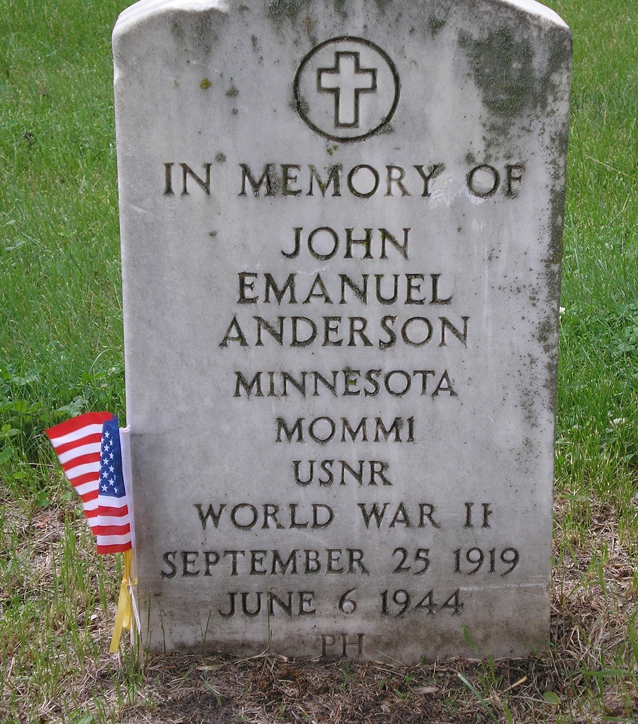 anderson john e tombe