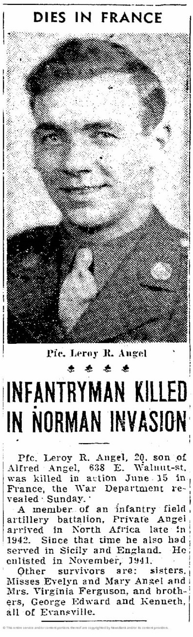 ANGEL Leroy R - 60 IR 9 ID