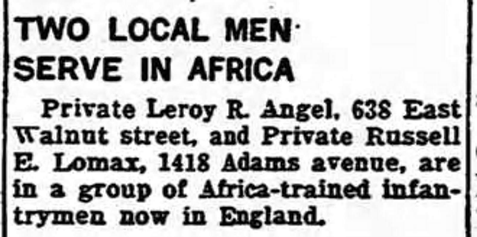 ANGEL Leroy R 