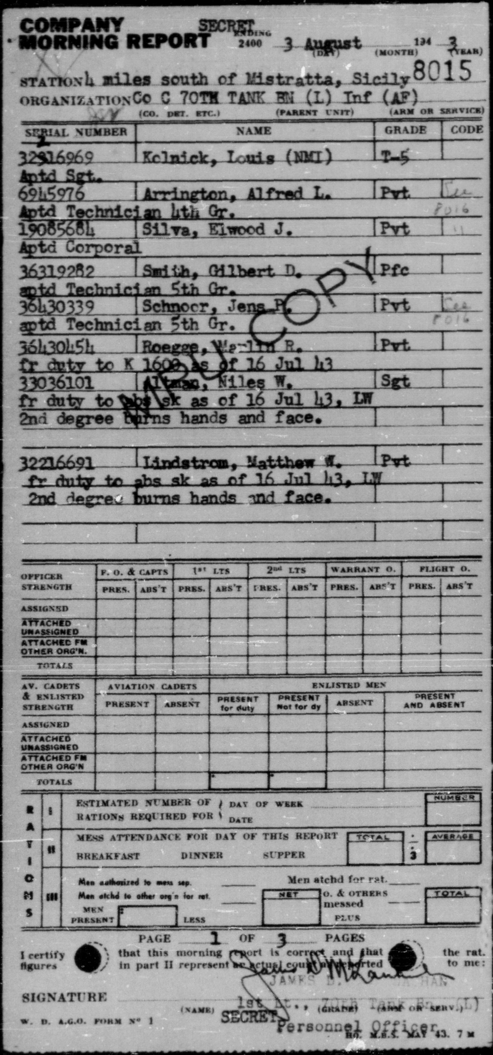 Arrington alfred l