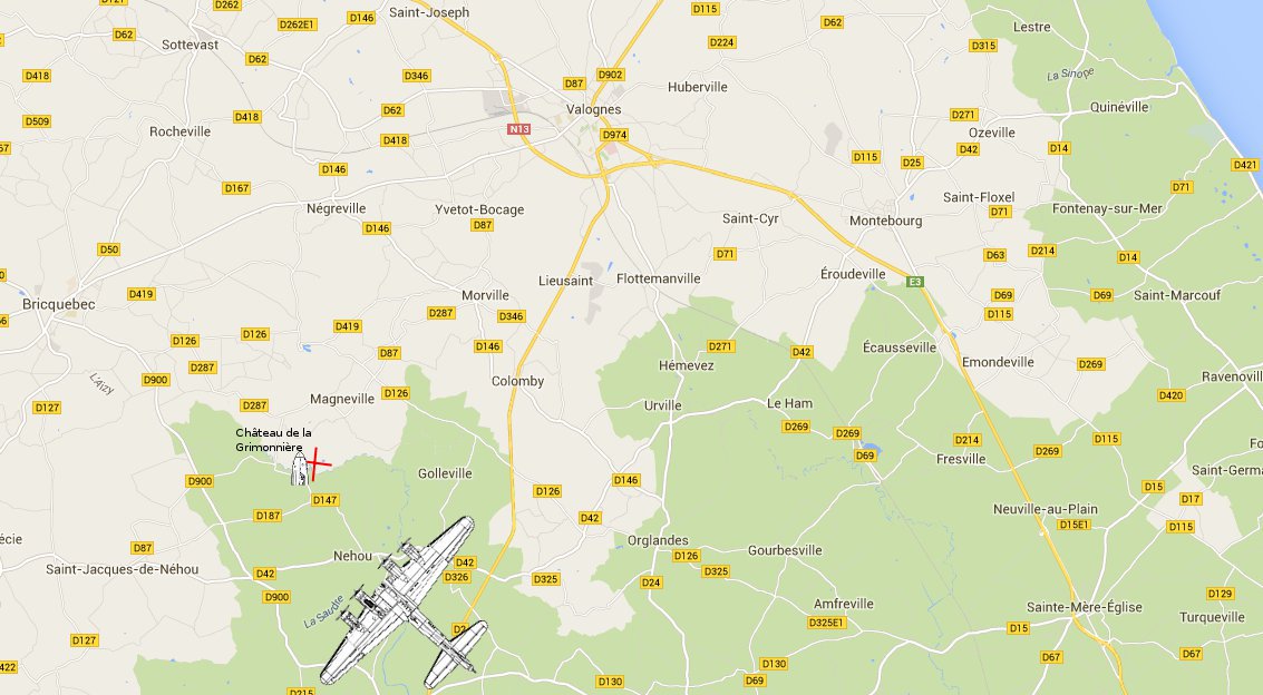 Lieux du crash