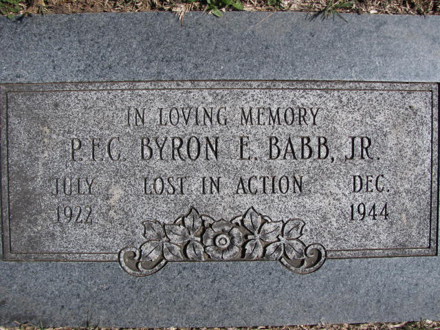 BABB Byron E - 262 IR 66 ID