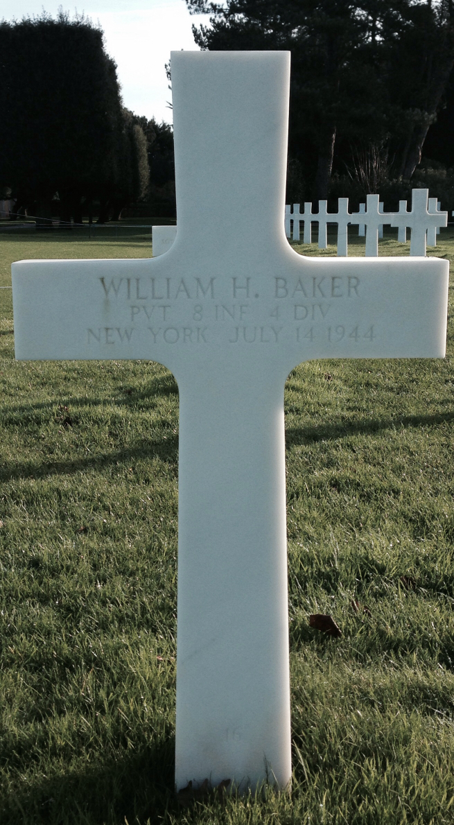 BAKER william H tombe