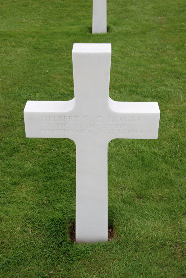 BERGER delbert s tombe