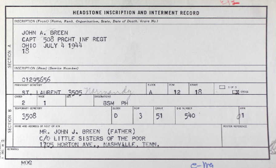 BREEN John A - 508 PIR