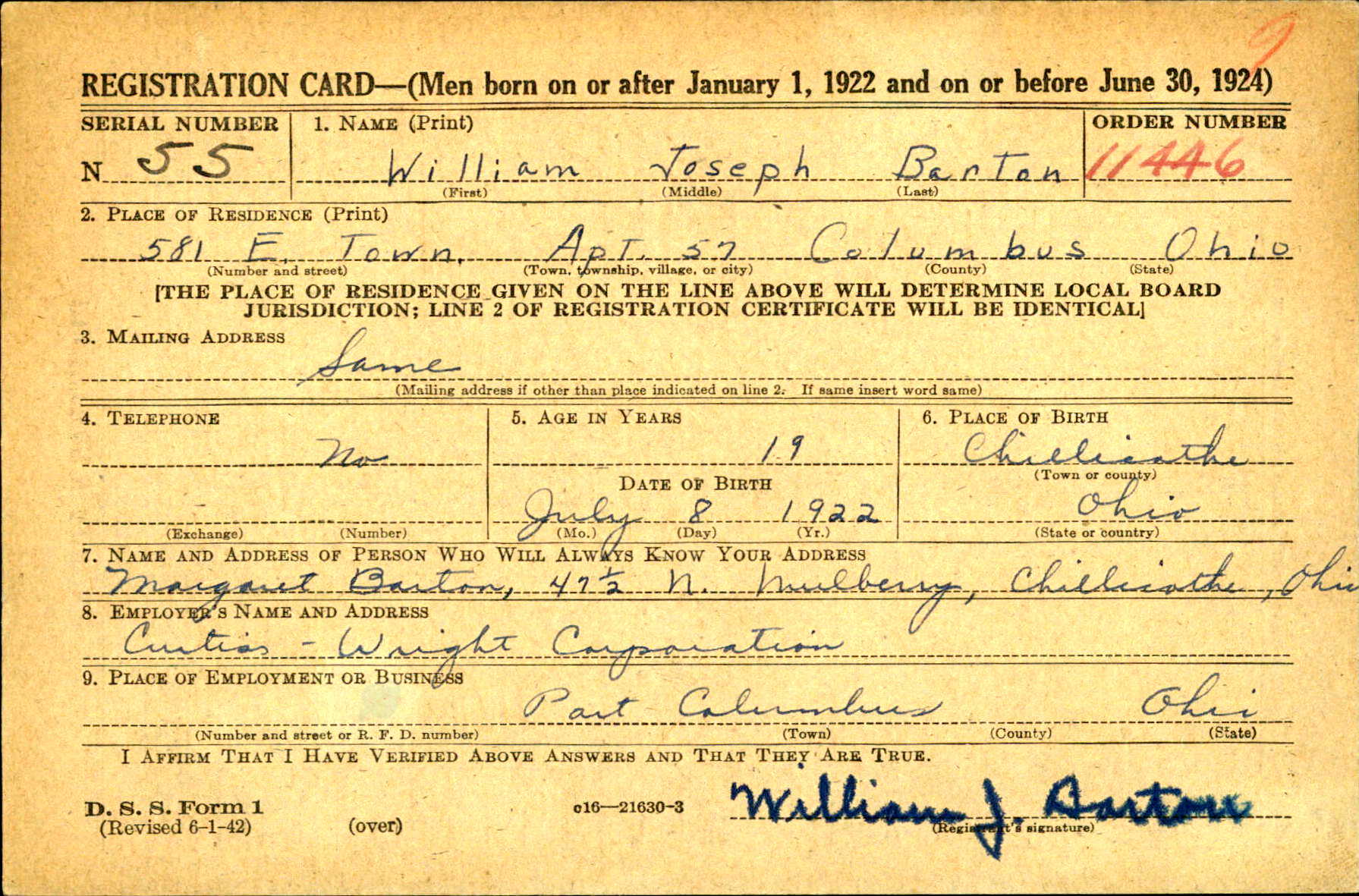 barton william j