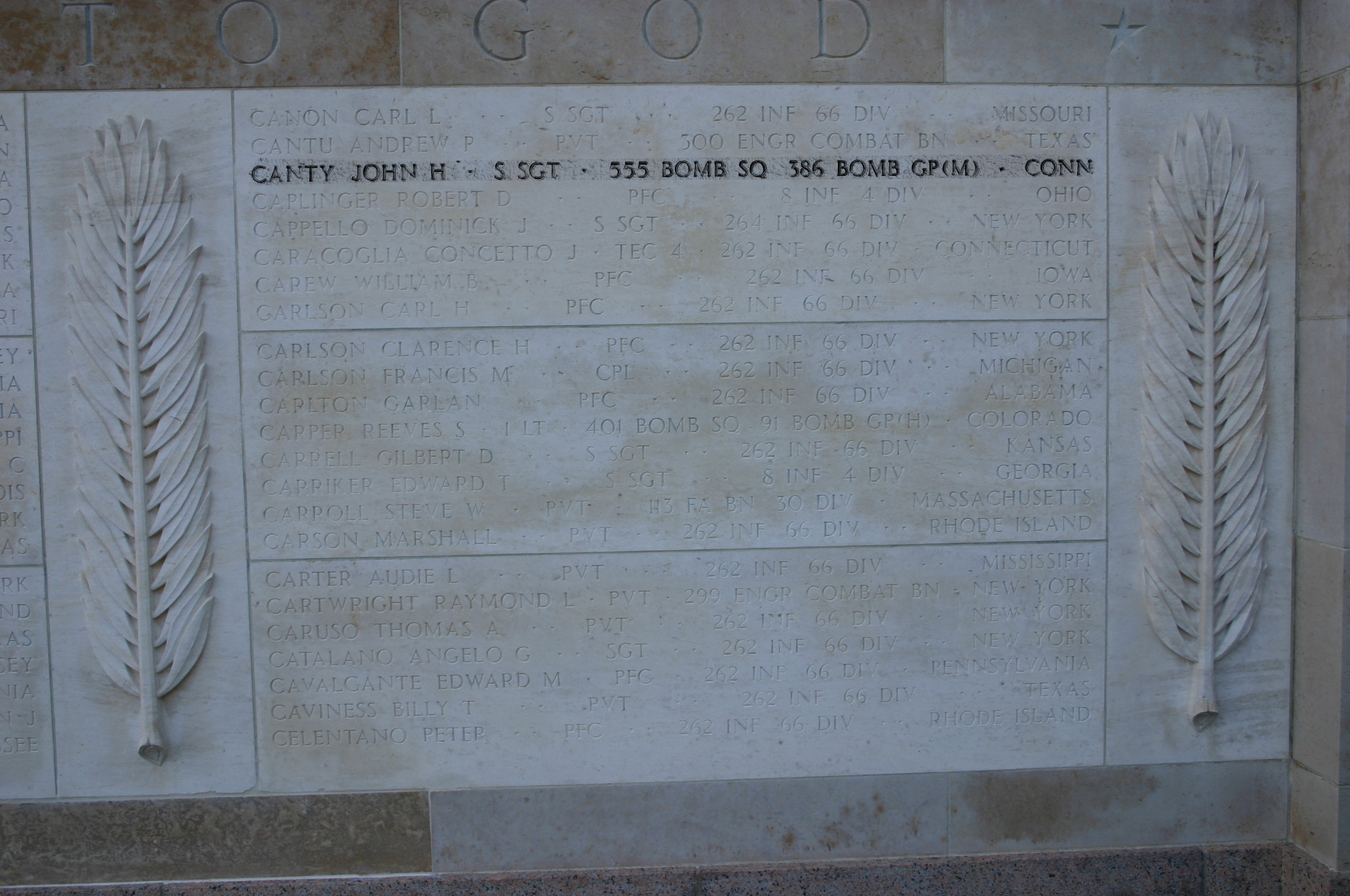 canty john h tombe