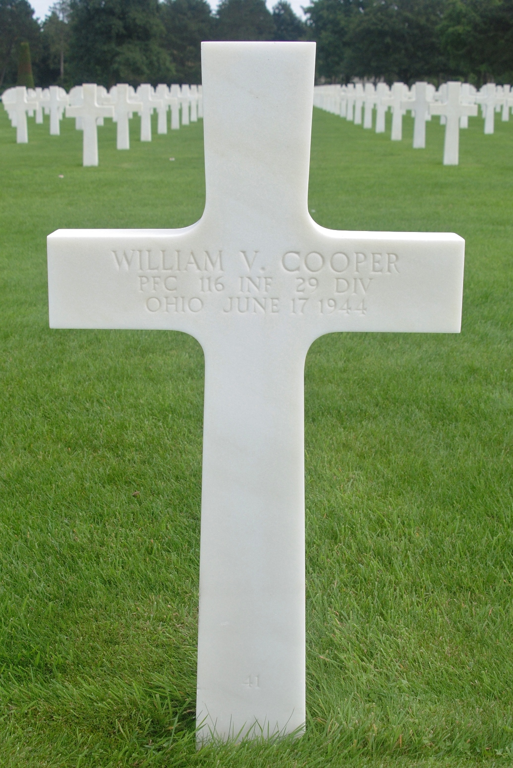 cooper william v tombe