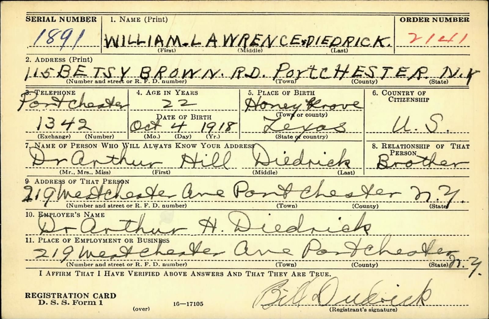 Diedrick william
