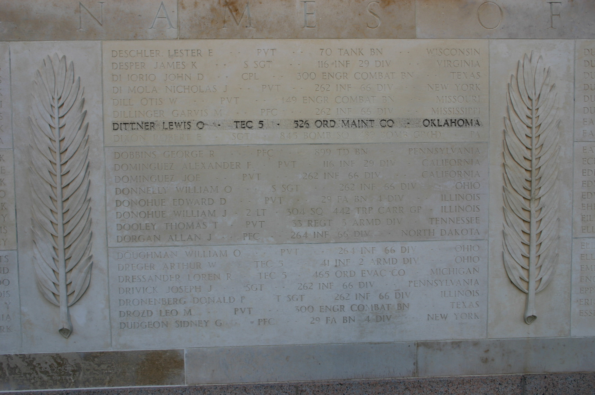 DITTNER Lewis O 