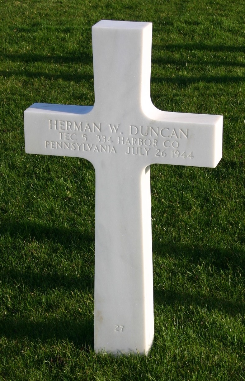 duncan herman tombe