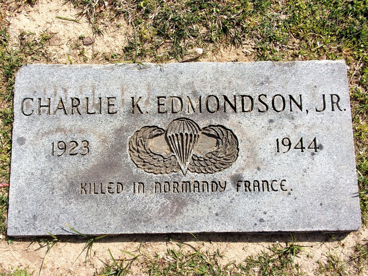 EDMONDSON Charlie K stele