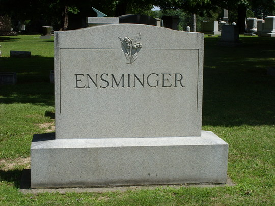 ENSMINGER Robert Elliott stele1