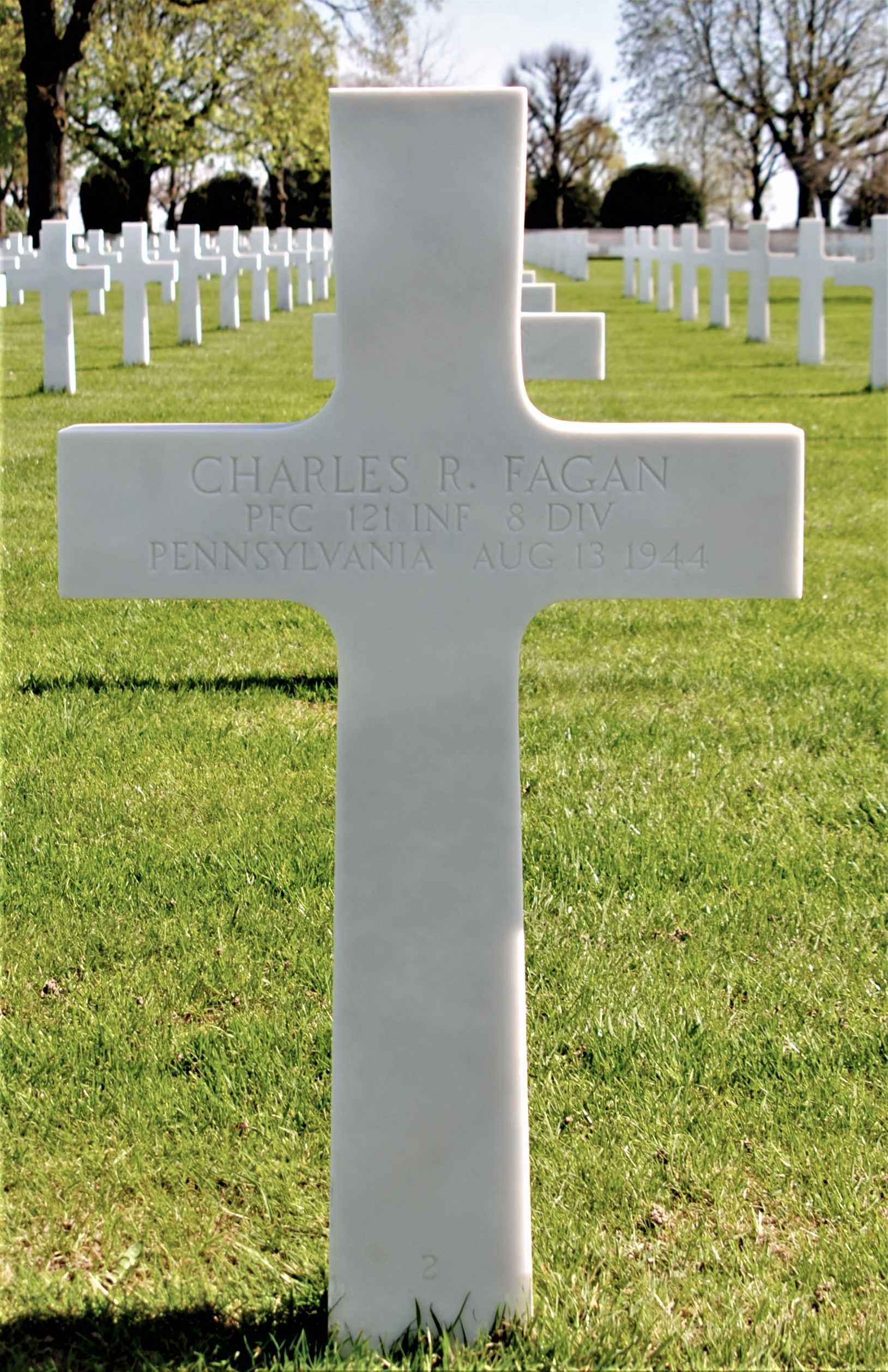 FAGAN Charles R - 121 IR 8 ID