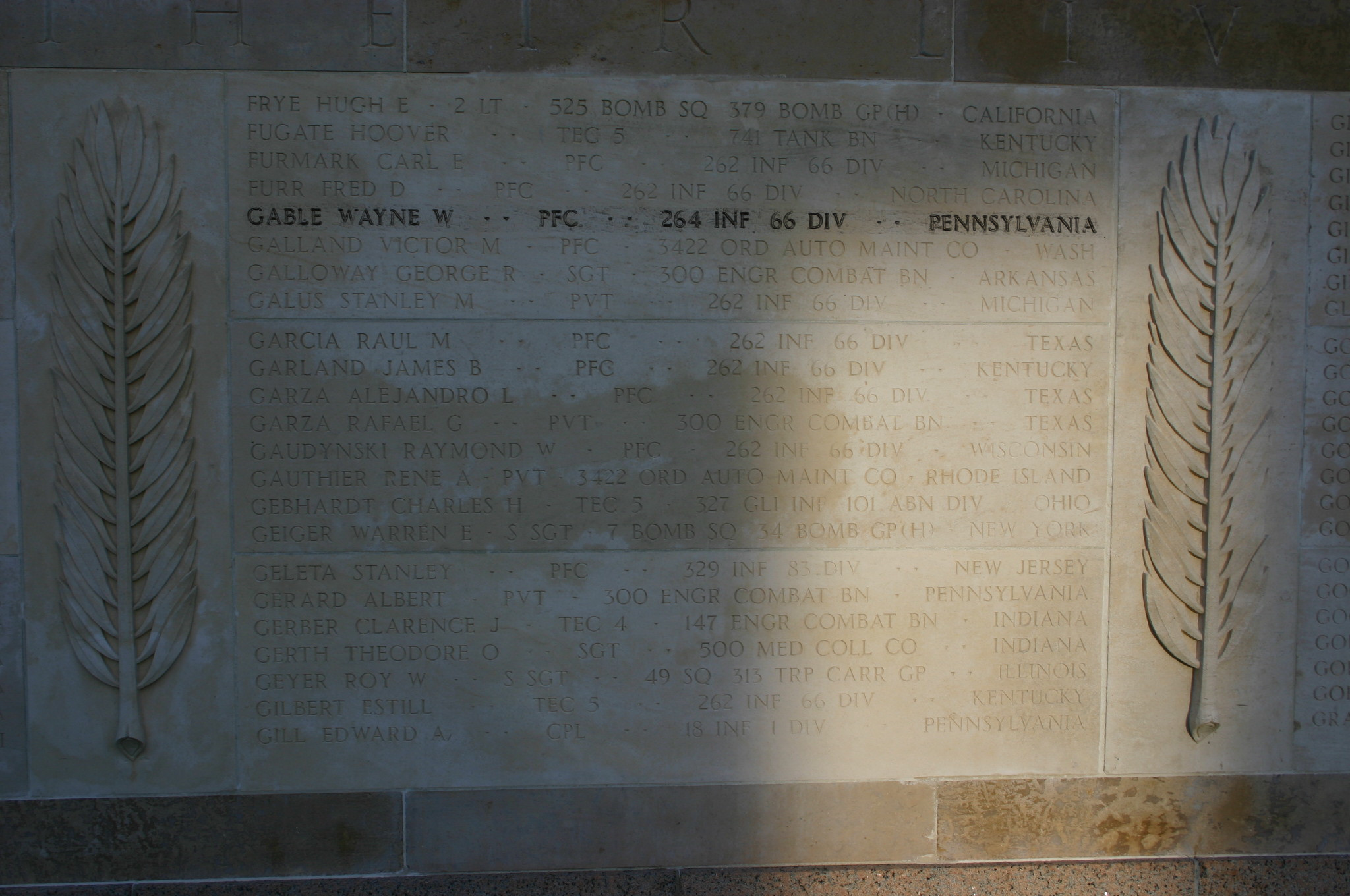 gable wayne w mur