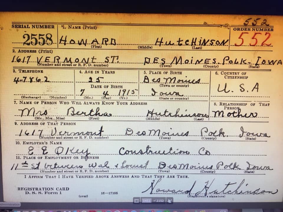 hutchinson howard