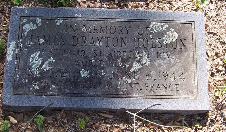 holstun james drayton stele