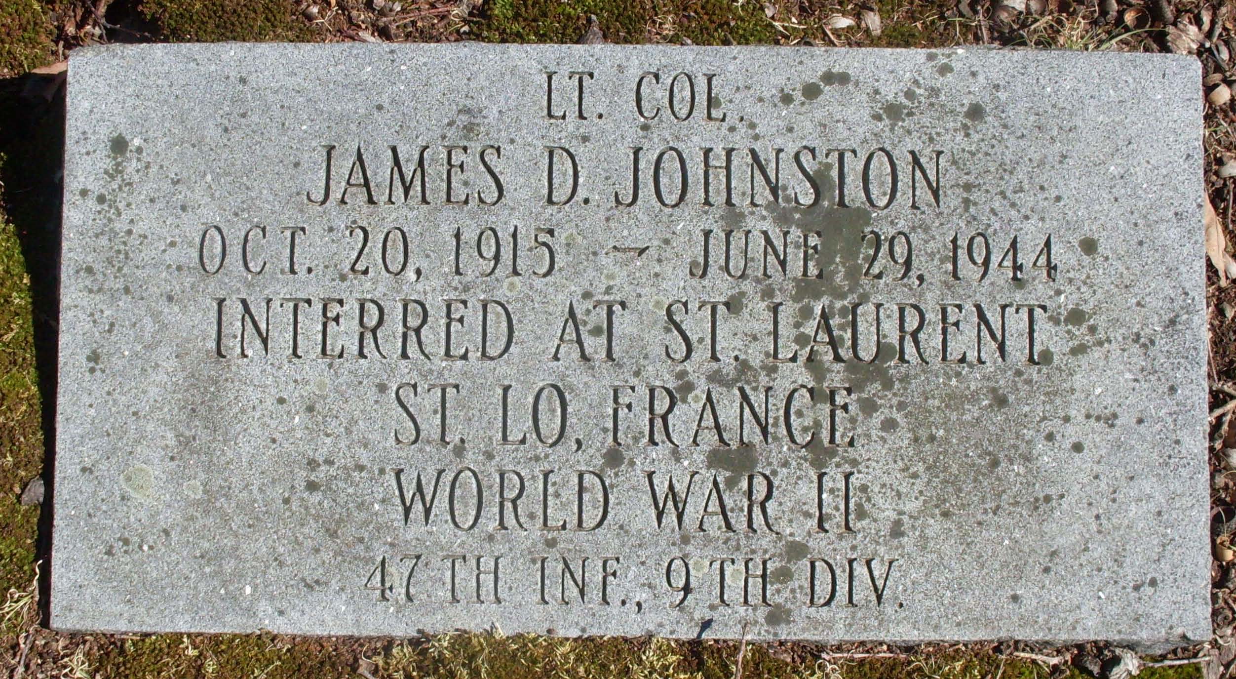 JOHNSTON_James_D