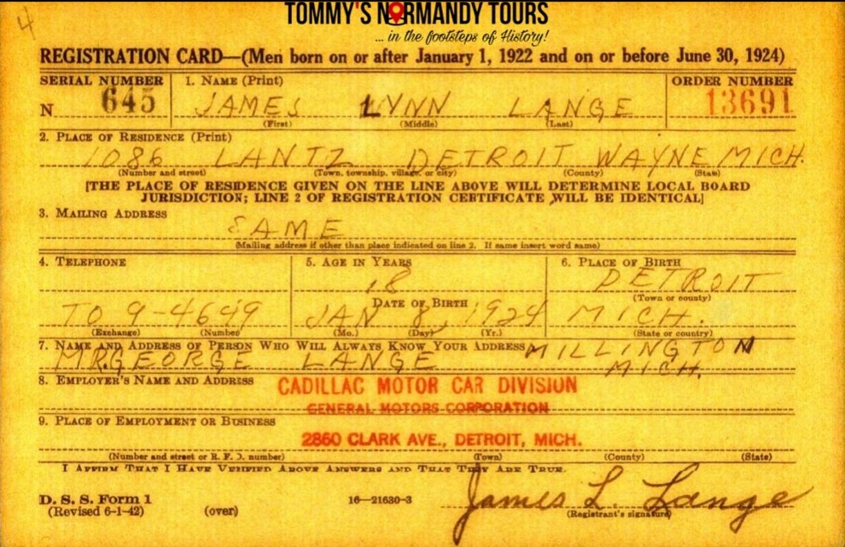 LANGE James L 
