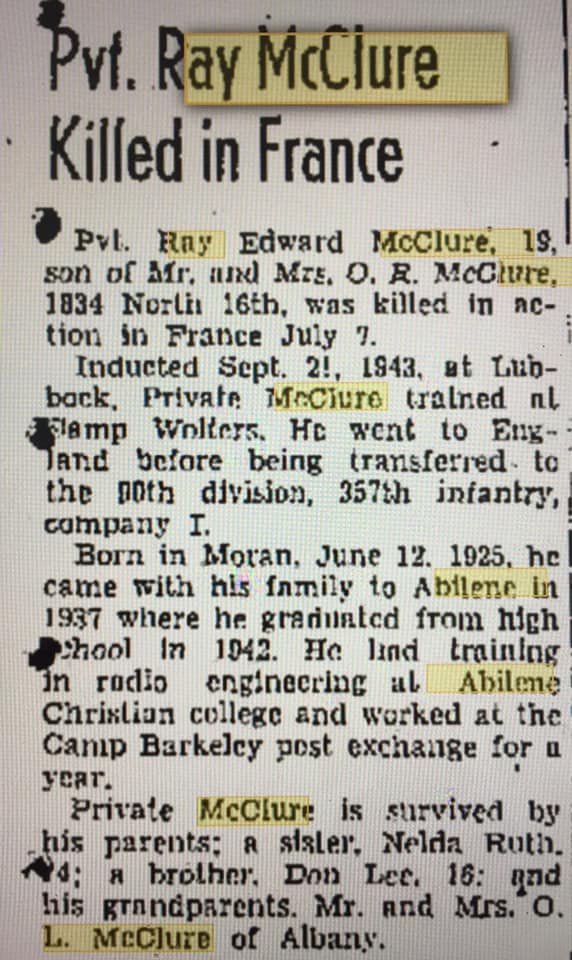 McClure ray e 5