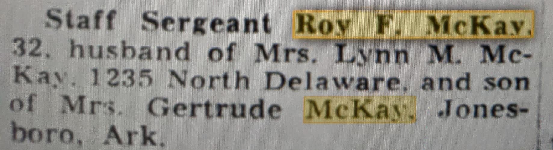 mckay roy