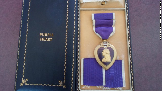 boite avec la Purple heart