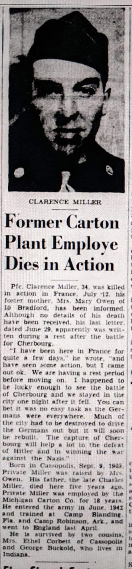 miller clarence a presse