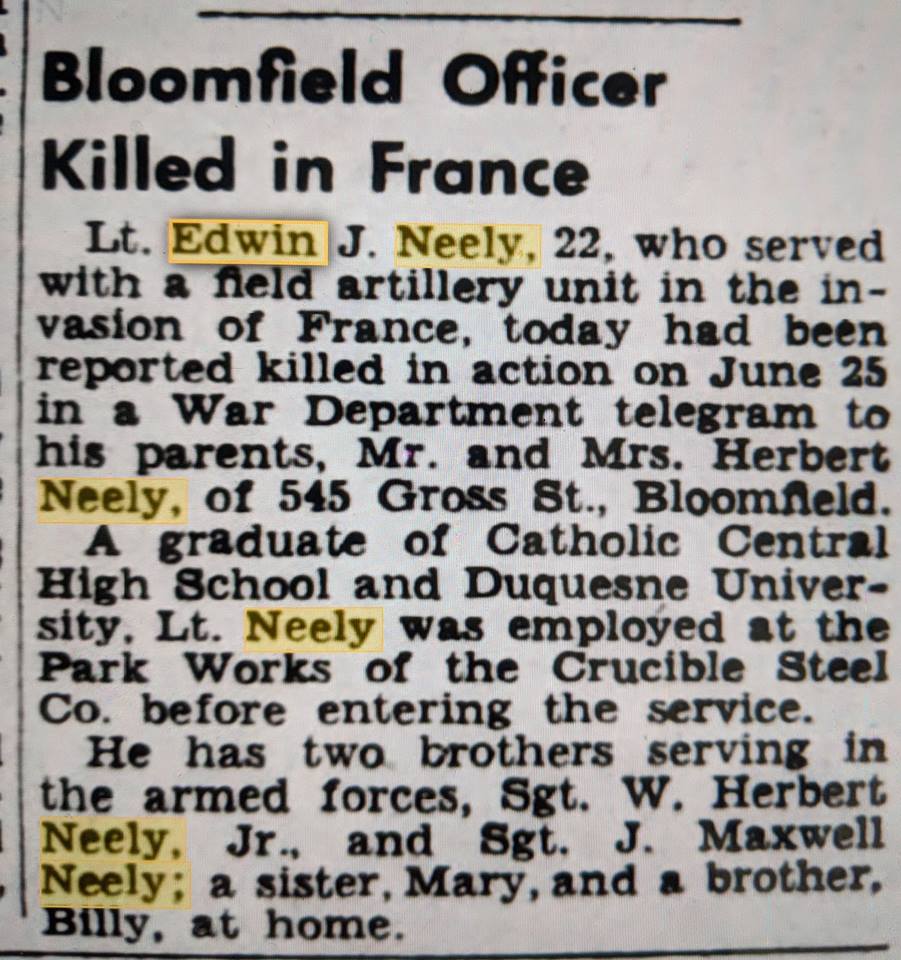 Neely Edwin J presse