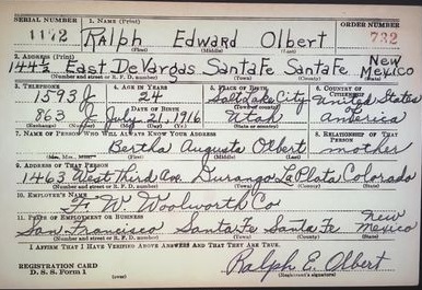 olbert ralph e