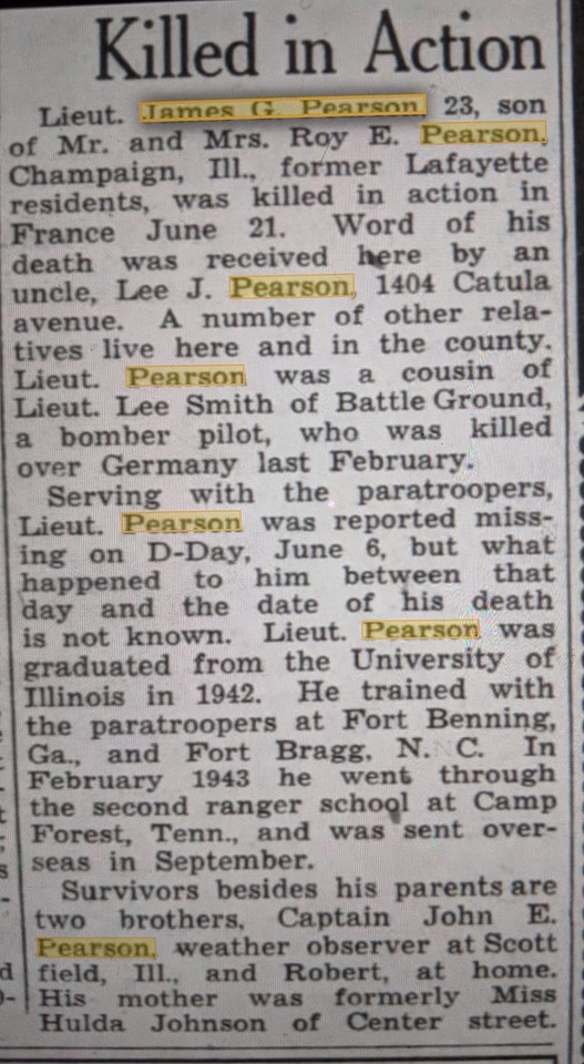 pearson james g presse