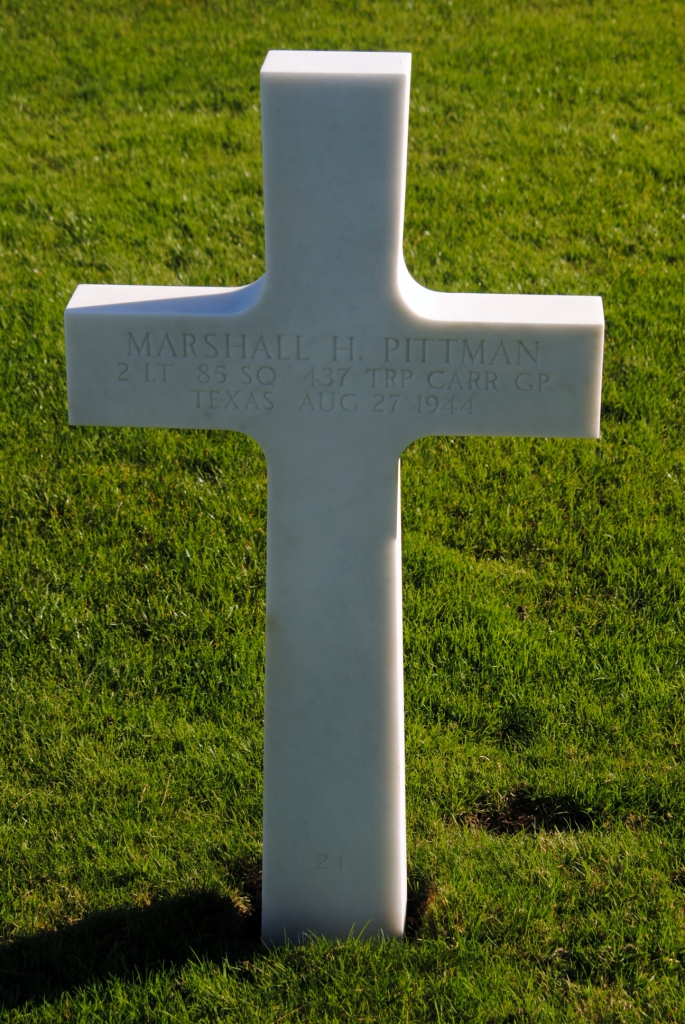 pittman marshall h tombe