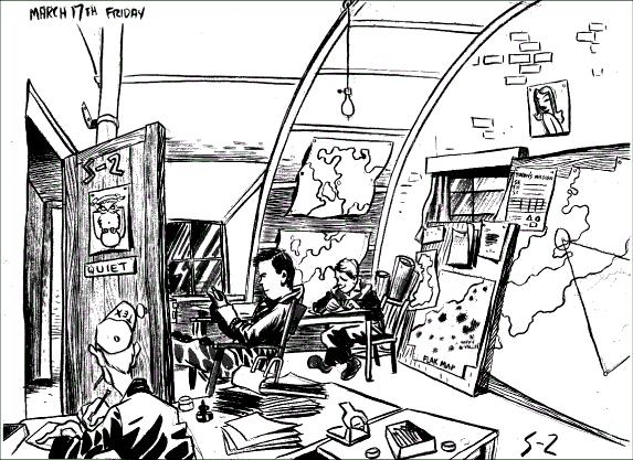 Dessin de George Rarey
