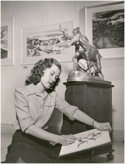 Anne E Ott récipendaire du prix Elizabeth Richardson en 1948.