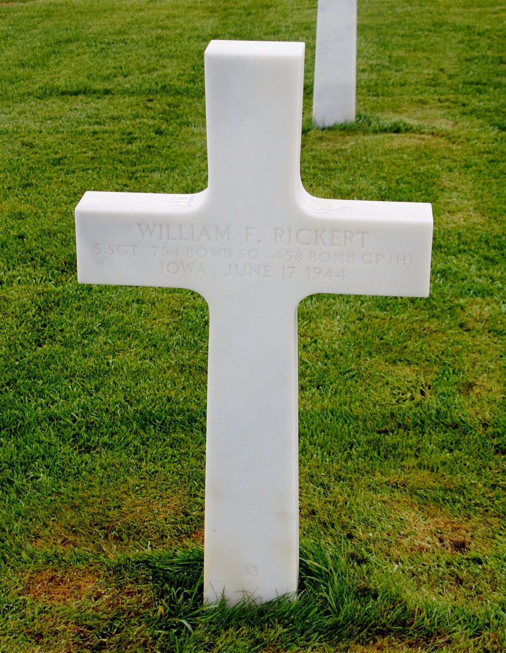 rickert william f tombe