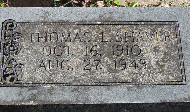 SHAVER thomas l stele
