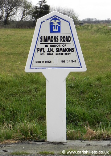 SIMMONS John H road