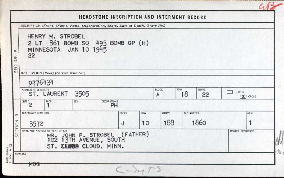 STROBEL Henry Mathis 