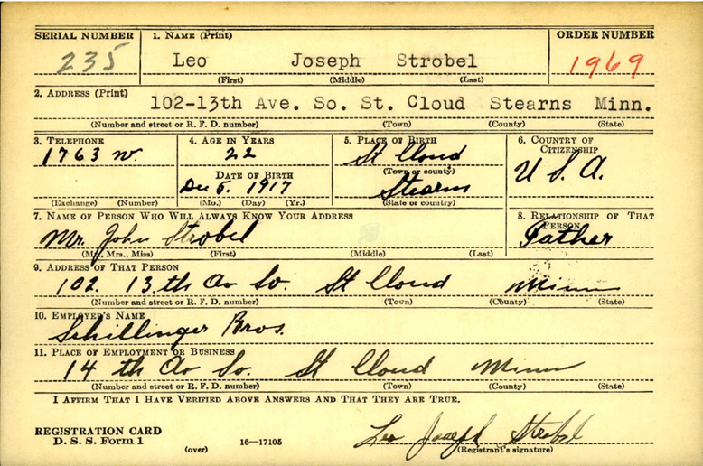 STROBEL Henry Mathis