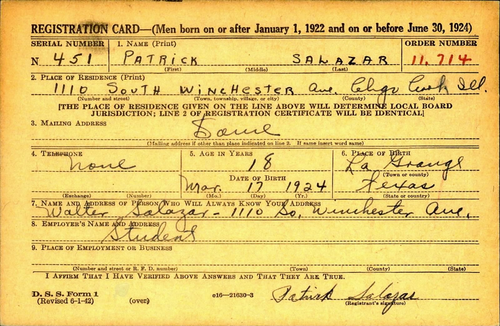 Salazar Patrick