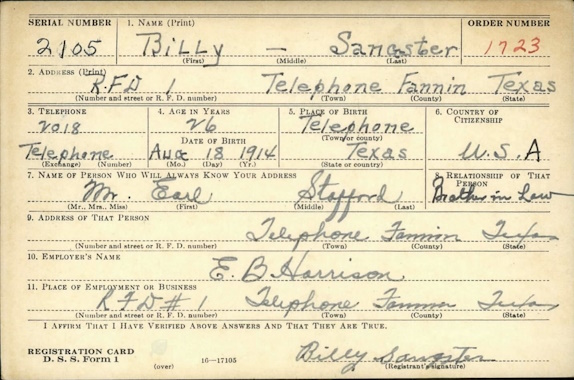 Sangster_Billy