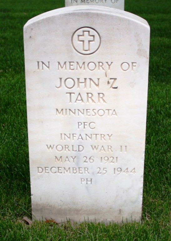 TARR John Zoltan stele