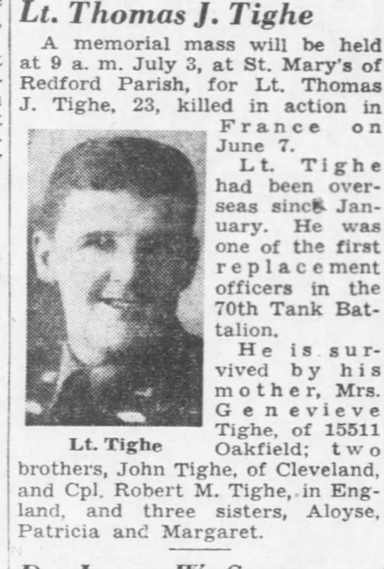 TIGHE Thomas J