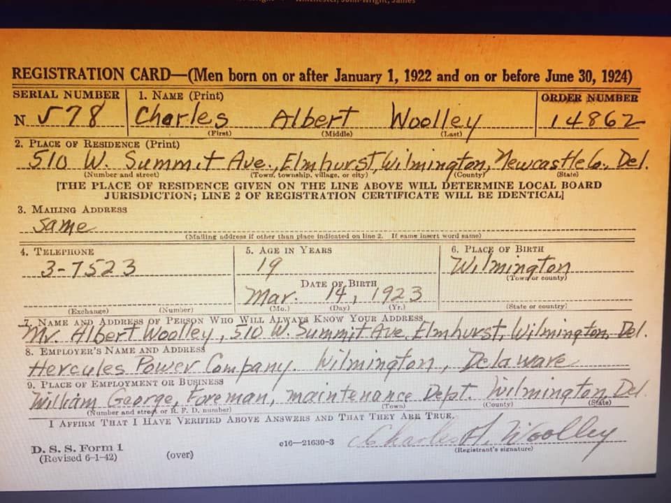WOOLLEY Charles A tombe