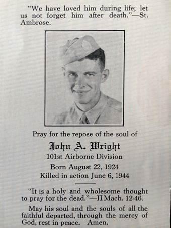 WRIGHT john a  